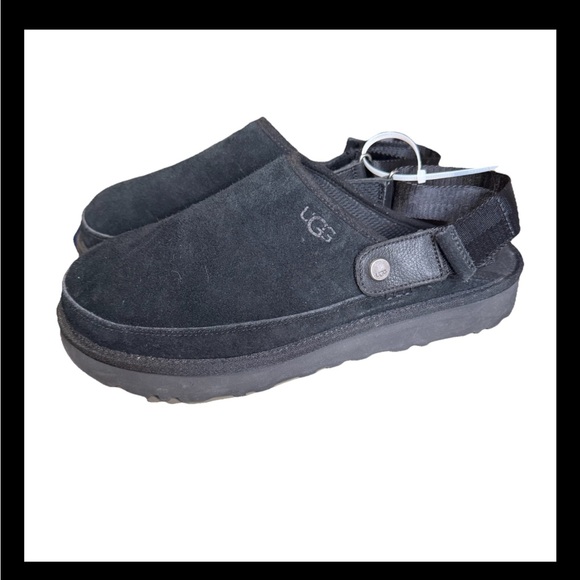 UGG MEN GOLDENCOAST BLACK SLIP ON STRAP CLOG US 13 / EU 47 / UK 12 S7